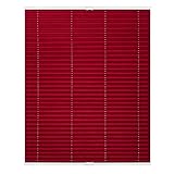 Lichtblick Plissee Klemmfix, ohne Bohren, verspannt, lichtdurchlässig, Blickdicht, Uni, mit eleganter Crushed Optik Brombeer,60 cm x 130 cm (B x L)