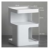 Nachtkommode Nachttisch Beistelltisch Moderner Nachttisch Schlafzimmer Beistelltisch Nachttisch Beistelltisch Aufbewahrungsschrank Wohnzimmer Nachtschrank Nachttische ( Color : White , Size : 40*40*54