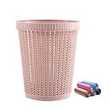 Linsition Automatischer Wechsel des Papierkorbs - Automatischer Beutelwechsler Mülleimer | Rattan-Abfalleimer-Müllkorb hält die Hände sauber für Büros, Wohnzimmer, Auto, Schlafzimmer, Kitvhen
