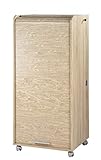 SIMMOB orga140cnb Schrank Mobile Computing mit 2 Schubladen Holz Eiche Natur 53,1 x ~ 65,2 x 139,20 cm