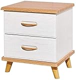 Generic Nachttisch für Schlafzimmer Nordic Einfacher Nachttisch Modern Minimalistische Wirtschaftliche Montage Nachttisch Schlafzimmer Zwei Schubladen Eckschrank Einfache Schließfächer für Home Office