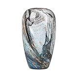 Vasen Moderne kreative leichte und luxuriöse farbige Glasvase mundgeblasene Dekorationen Tischblumenarrangement Blumenvase (Color : B)
