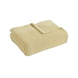 Fiesta Queen-Decke, weiche Thermo-Baumwolldecke, leichte Heimdekoration, Rattan, Full/Queensize-Bett