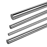 LJLCD Edelstahlstange Silber Stahlstange Chrom Linearführung Rundstab Linearwelle 2-20mm 3mm 4mm 5mm 6mm 8mm 9mm 10mm 12mm 14mm 15mm 16mm 18mm 333 mm Korrosionsbeständig und langlebig