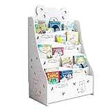 Kinder-Bücherregal, Boden-Display, Kindergarten-Bild-Bücherregal, lassen Sie das Baby sich in das Lesen verlieben, entwickeln Sie den unabhängigen Charakter der Kinder ( Color : White , Size : 60*33*8