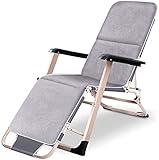 Liegestuhl für den Garten, Liegestühle und Liegestühle, Gartenmöbel, Klappbett mit Kissen
