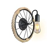 RAGGZZ Vintage Metall Wandlampe Steamantique Wasserrohrwand Leuchte Industrielle Edison E27 Wandleuchte Für Schlafzimmer Lernraum Café Wandlaterne (Mit Schalter)