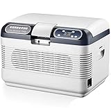 NIBHZ 12L Auto-Kühlschrank, Kühlbox, Mini-Kühlschrank, elektrisch, tragbar, Camping, Kühlbox, Gefrierbox, 12 V/24 V/220 V, für Auto, LKW, Boot,12L-12V/24V/220V
