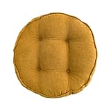 NaLsa 1 * Stuhlkissen for Esszimmerstühle, Waschbare Küchentischkissen, Computertisch-Sitzkissen Mit Bändern (Color : D, Size : 45 * 45 * 8cm)