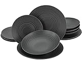 CreaTable 232008 LAVA STONE Tafelservice/Teller Set 12-tlg.