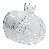 GLSTOY Granatapfel-Glasvase Kristalldekorationen Für Heimdekoration Für Büro Terrarium Nebelmaschine Kreative Vase Geschenk Glas-Hydrokultur-Vase Hydrokultur-Pflanzgefäß Zarte