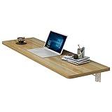 An der Wand montierter schwimmender Klapptisch/an der Wand montierte Werkbank/an der Wand montierter schwimmender Computertisch. Die Tischdicke beträgt 2,5 cm und eignet Sich für Home Offices, B