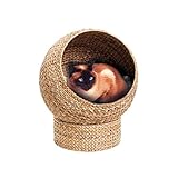 XIAOSAKU Haustier Betten Bananenblatt-Sommer-Katzen-Bett-Katzen-Klettergerüst Vier Jahreszeiten-universelle natürliche Umwelt Cat House Pet Nest Haustierzubehör