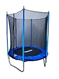 MUWO Jump Outdoor Trampolin mit Sicherheitsnetz, 2,1 Meter hoch, mit einem Durchmesser von 182 cm. Hüpfen und springen im Garten, Spaß für Kinder und Erwachsene, belastbar bis maximal 150 kg