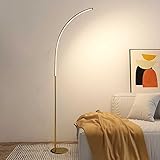 Bogenleuchte LED H 63' Modern Arc Stehleuchte Stehlampen Dimmbar & 3 Farbtemperatur Stehend Klavierlampe Bogenlampe für Schlafzimmer, Studio, Büro, Sofa