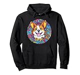 Graffiti Corgi Dad Wandbild, Street Art Corgi Pullover Hoodie