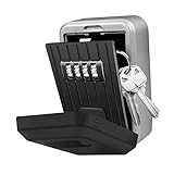 STOBOK Box Tragbarer Safe Wandschlüsselschrank Wandhalterung Schlüsselaufbewahrungsbox Schlüsselkasten Schlosskasten Schwarze Wandbehangnummer Digitales Schlüsselschlosskasten