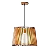 GUYOS Massivholz Schlafzimmer Kronleuchter Handmade Wohnzimmer Hängeleuchte Innenraum Dekorative Beleuchtung Pendelleuchte Laterne Pendelleuchte Lampenschirm für Treppenhaus Einkaufszentrum