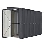 Globel Gerätehaus Wand-Zierde Lean to 58', anthrazit