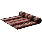 Asia WOHNSTUDIO ROLLMATTE, Kapok Rollmatte der Marke Asia Wohnstudio, 200cm (Länge) x 145cm (Breite) x 4,5cm (Höhe), Thailändische Rollmatte, Entspannungsmatte, Yogamatte, Pilates, Rollmatratze