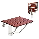 lesolar Duschsitz Klappbar Wandmontage, Duschhocker, Klappsitz Wand mit rutschfeste Duschhocker für senioren und Behinderte, Duschstuhl Klappbar