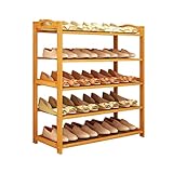 SAAKO Schuhregal Einfache Schuhregale Mehrschichtige Schuhregale für Zuhause Stapelbares Schuhregal Flurschränke Schuhaufbewahrungsorganisator Platzsparend