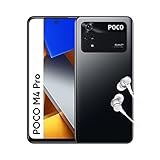 POCO M4 Pro Smartphone, 8 + 256 GB Handy ohne Vertrag mit 6,43' 90Hz AMOLED DotDisplay, 64 MP Triple Kamera und 5000 mAh Akkuleistung, Power Black (DE Version + Amazon Exclusive)