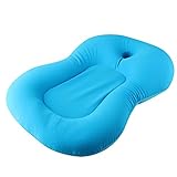 LAMF Baby Badewannenkissen Pad Infant Lounger Luftkissen Neugeborene Badewanne Anti-Rutsch-Kissen Sitz Weich Anti-Rutsch Badewannenauflage 0-6 Monate Säugling Bad Kissen