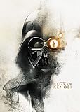 Displate - Metallposter - Magnet-Montage - Star Wars - Obi-Wan Kenobi - Darth Vader - Größe L - 67,5x48cm Matt