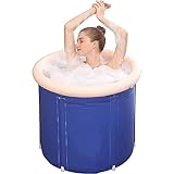 FURLOU Eisbadewanne for Erwachsene, Tragbare Badewanne for Erwachsene Kaltwasser-Therapiewanne Tragbare Kaltwasser Freistehender SPA-Whirlpool for Wohnung Minimalistischer Stil