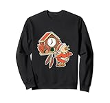 Weihnachten Kuckuck Uhr, Schwarzwald Vogel Xmas Sweatshirt