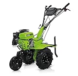 VITO Benzin Motorhacke - 4-Takt-Motor - Gartenhacke - Bodenfräse - Bodenhacke - 5,2 kW(7 PS) - 115 cm Arbeitsbreite - zum Boden umgraben und lockern - 98 kg - VIMETD7