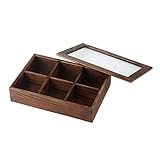 Obstkorb im japanischen Stil, getrocknete Obstkiste, geteilte Süßigkeitenschale aus massivem Holz, kreatives Trockenobst-Snacktablett aus Holzbrett, Wohnzimmer-Couchtisch, Snacks, Obstschale (Farbe: