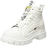 Buffalo Damen ASPHA NC MID Sneaker, White, 39 EU