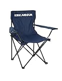 Kirkjubøur® Njörd Campingstuhl Outdoor Camping Klappstuhl Wandern Faltstuhl (Navy)