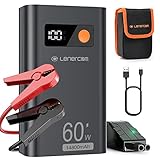 Starthilfe Powerbank 1800A Peak Autostarter PD 60W Tragbare USB Ladegerät, 12V Lithium Portable Auto Batterie Booster Power Pack Geeignet für 7 l Benzin und 4 l Diesel