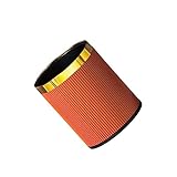 lmoikesz Küche Badezimmer Metall Mülleimer Mülleimer Eimer Universal Business Storage Wohnzimmer Schlafzimmer Gadget Reinigung, Orange, 10L/Goldring