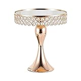 GRFIT Tortenständer Goldene Europäische mehrschichtige Tortenständer Hochzeit Kreative Dessert Rahmen Dekoration Dekoration Tortenständer Kuchenständer (Size : Medium)