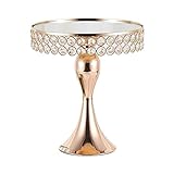 GRFIT Tortenständer Goldene Europäische mehrschichtige Tortenständer Hochzeit Kreative Dessert Rahmen Dekoration Dekoration Tortenständer Kuchenständer (Size : Medium)