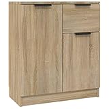 vidaXL Sideboard Sonoma-Eiche, 59,9 x 30 x 70,1 cm