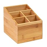 Westmark Küchen-Organizer/Tischbutler, 5 Fächer, Maße: 13 x 13,5 x 16 cm, Bambus, Tapas + Friends, Hellbraun, 69842270