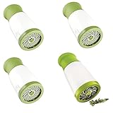 Gewürzmühle, Koriander, Kräutermühle, Gewürze, Gemüse, Zerkleinererer, Knoblauch, sicher und verletzt die Hände nicht, 4 Stück