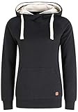 OXMO Julia Damen Kapuzenpullover Hoodie Pullover mit Kapuze, Größe:M, Farbe:Black (70155)