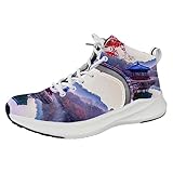 Herren Laufschuhe Sneaker Natur Landschaft Pavillon, Gummisohle, atmungsaktiv, bequem, modische Schuhe, Mehrfarbig, 6 US
