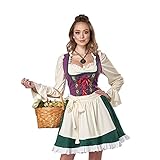 Eauptffy Abendkleider Kurz Damen Nationalbierfest Deutsches Bierfestkleid Plus Size Hexenkleid Gothic Partykleid Mädchen 158 Maid Kleid Outfit Set Halloween Weihnachten Party Cosplay Kostüm Dress