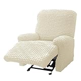 Leomix Ohrensesselbezug, Liegestuhlbezüge 1-Sitzer, Seersucker Lazy Sofas-Bezug, 3D-Blasengitter-Stuhlbezug für Sessel-Liegestühle, Möbelschutz,A