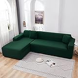 SXGCH Stretch-Sofabezug, Universal-Sofaschutz aus Polyester, L-förmiger Sofabezug, waschbar, für Haustiere-C-4-Sitzer+4-Sitzer
