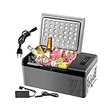 AXADD 15L kleiner Kühlschrank tragbarer Auto-Gefrierschrank 12V/24V Mini-Kühlschrank Kompressorkühler for Reisen Camping Outdoor-Aktivitäten