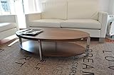 Carl Svensson Design Couchtisch O-111 oval Tisch (Nussbaum-Walnuss)