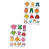 STOBOK 1 Blatt Kleidungsklassifizierungsaufkleber Für Schubladen Kommoden Dekorative Etiketten Für Kleidung Kommoden Kleidungsaufkleber Kleidungssortierungsaufkleber